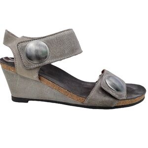 Taos Carousel Wedge Leather Sandals